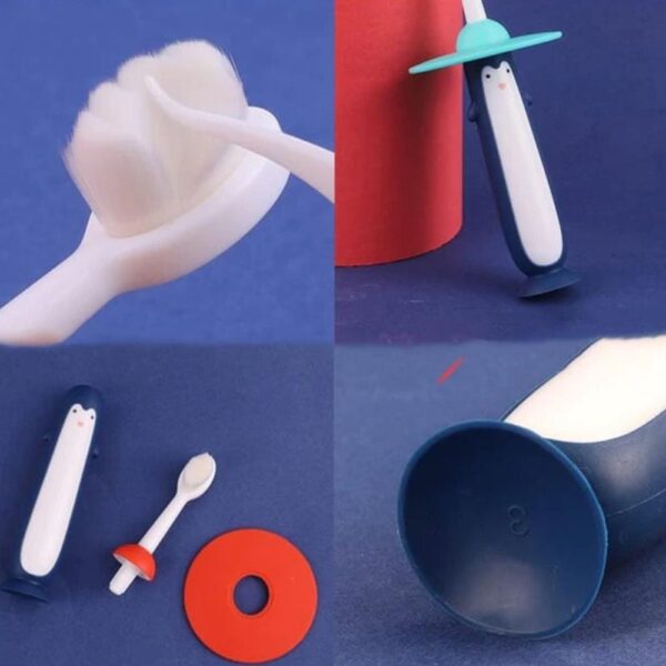Microfiber Soft Tooth Brush for Kids - 1Pc Random Colors Will Be Shipped - Image 2