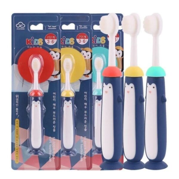 Microfiber Soft Tooth Brush for Kids - 1Pc Random Colors Will Be Shipped - Image 4