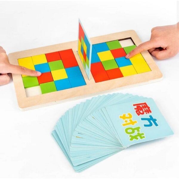 Wooden Rubik's Cube Battle- 2 Player Game