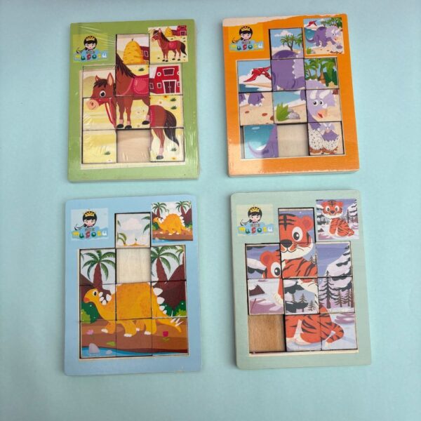 Sliding Wooden Jigsaw Puzzle -  1 Pc Random Design Will Be Shipped - Image 4