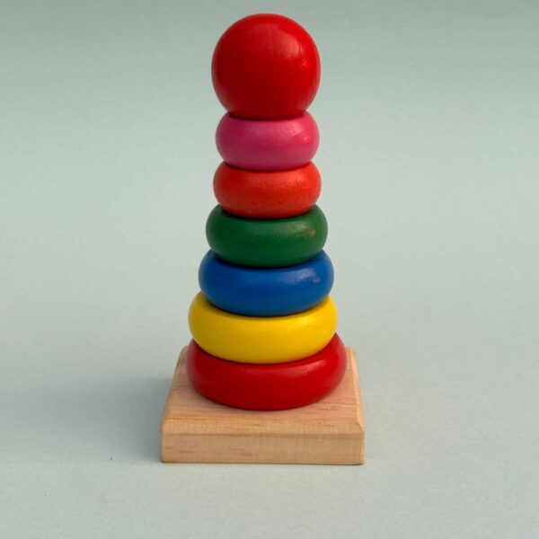 Wooden Rainbow Stacker