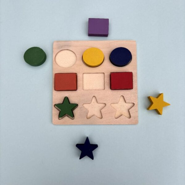 Wooden Shapes Matching Board - Image 2