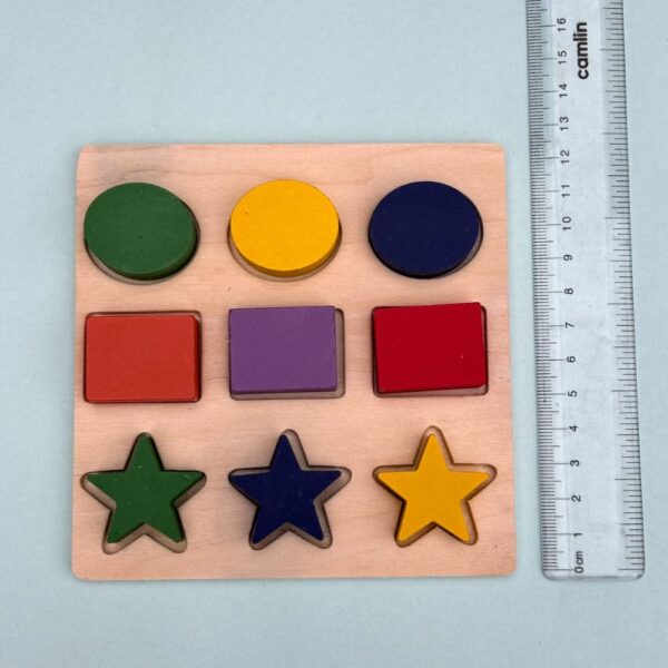 Wooden Shapes Matching Board - Image 4