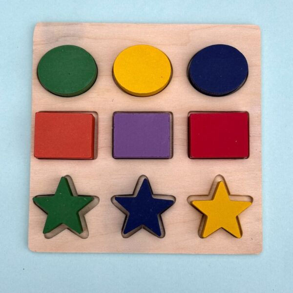 Wooden Shapes Matching Board