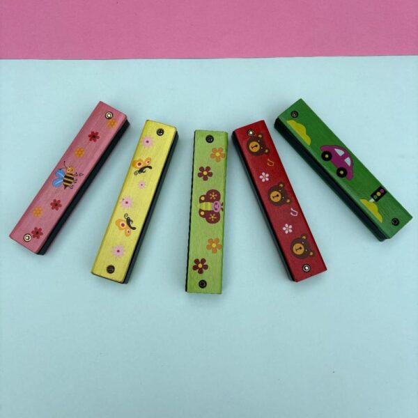 Wooden Mouth Organ-1pc Random Design Will Be Shipped - Image 2