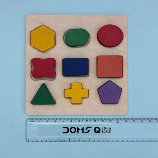 Wooden Shapes Matching Board - Image 4