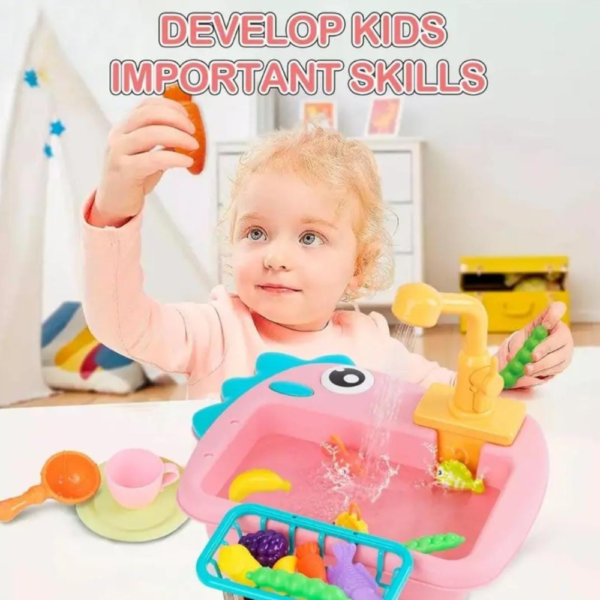 Dino Sink with Fishing Game - Image 6