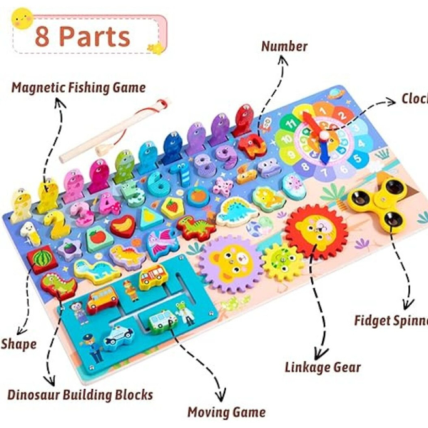 8 in 1 Multifunctional Logarithmic Board - Image 3