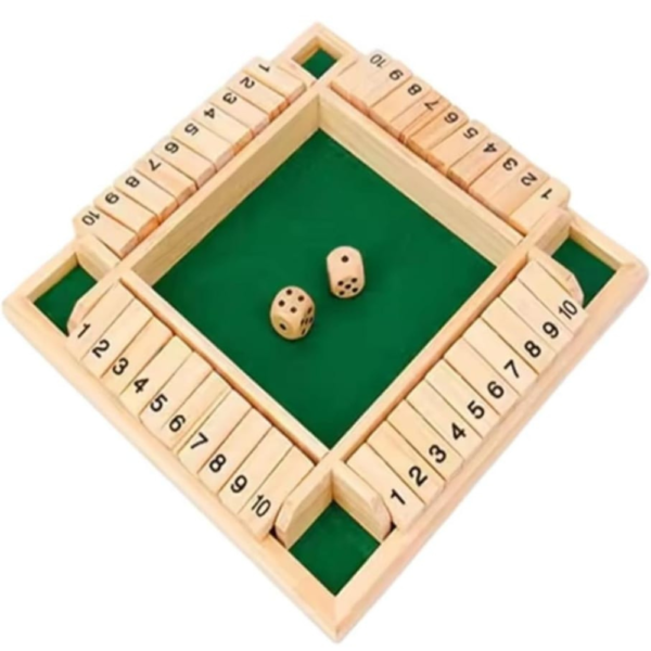 Shut The Box - 2 to 4 Players Game - Image 2