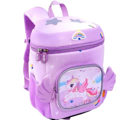 Unicorn Backpack for Kids-Purple