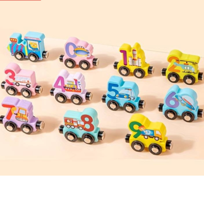 Wooden Magnetic Train