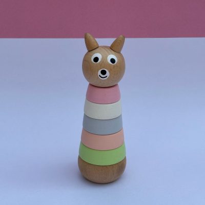 Wooden Pastel Colour Stacker