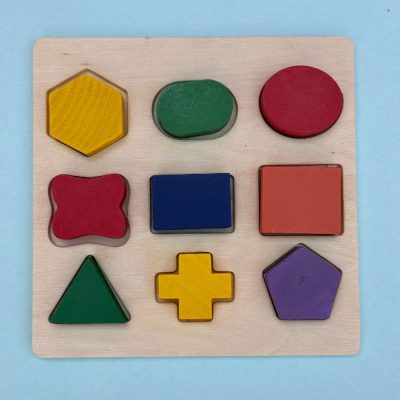 Wooden Shapes Matching Board