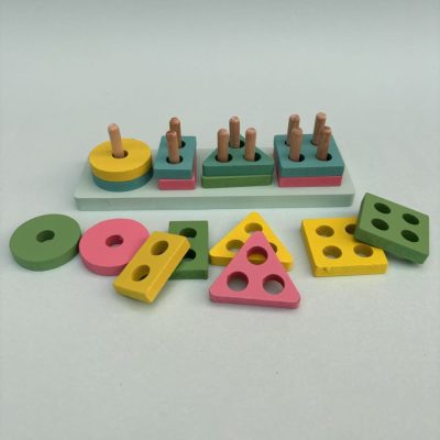wooden shape sorter